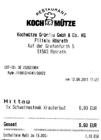 kartoffelhaus Hffner Kochmtze Restaurant